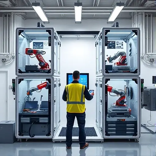 Модульная ремонтная станция с автоматическим подбором инструментов